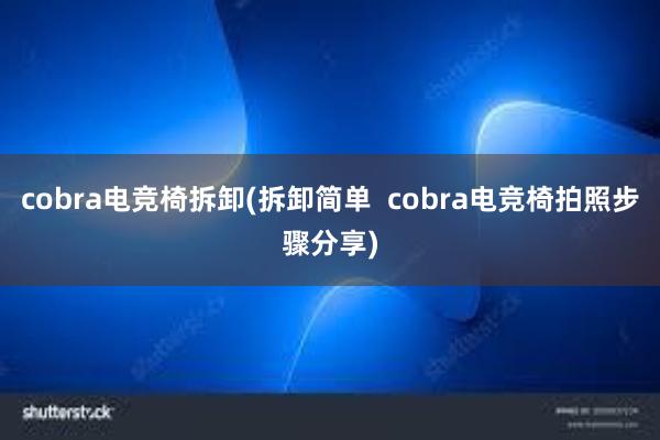 cobra电竞椅拆卸(拆卸简单  cobra电竞椅拍照步骤分享)