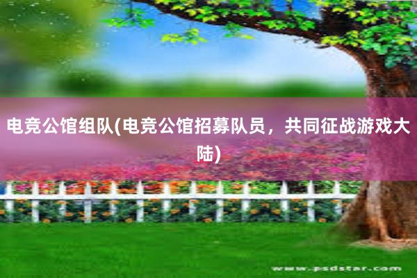 电竞公馆组队(电竞公馆招募队员，共同征战游戏大陆)