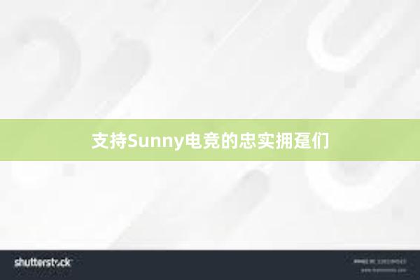 支持Sunny电竞的忠实拥趸们