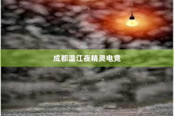 成都温江夜精灵电竞